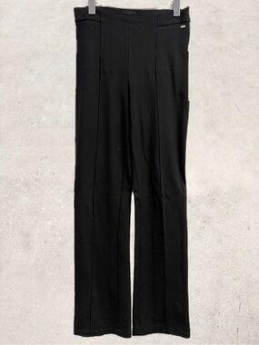 Escada Ponte Knit Flare Pants with pintuck